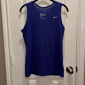 Nike Dri-Fit Blue Tank Size Medium